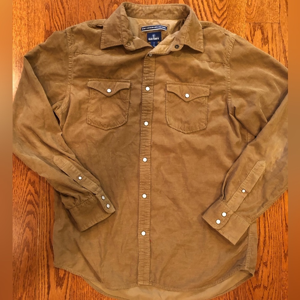 Men’s corduroy button down